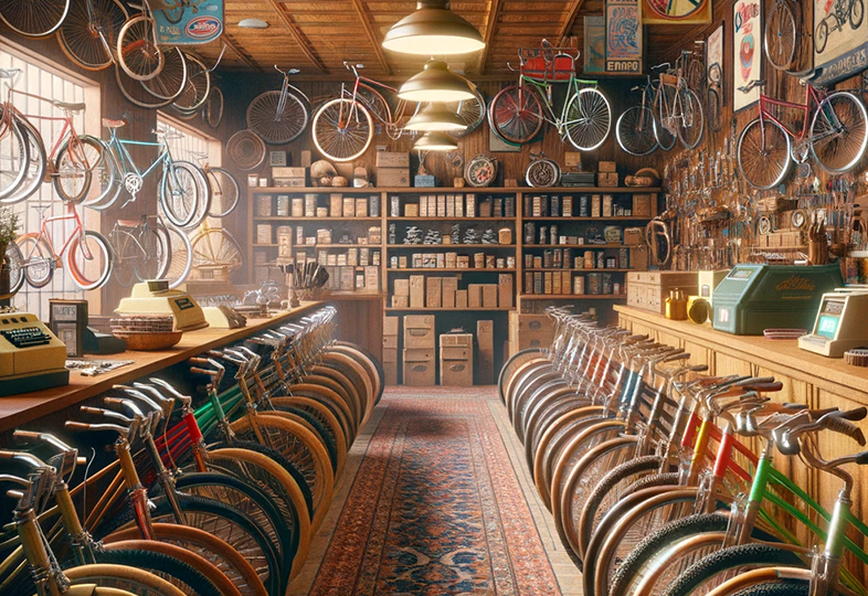 Opening of our first bicycle shop