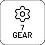 Fahrrad-Icons 7-Gears