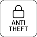 Fahrrad-Icons Anti-Theft