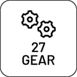 Fahrrad-Icons 27-Gears
