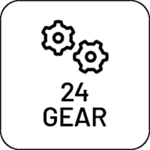 Fahrrad-Icons 24-Gears