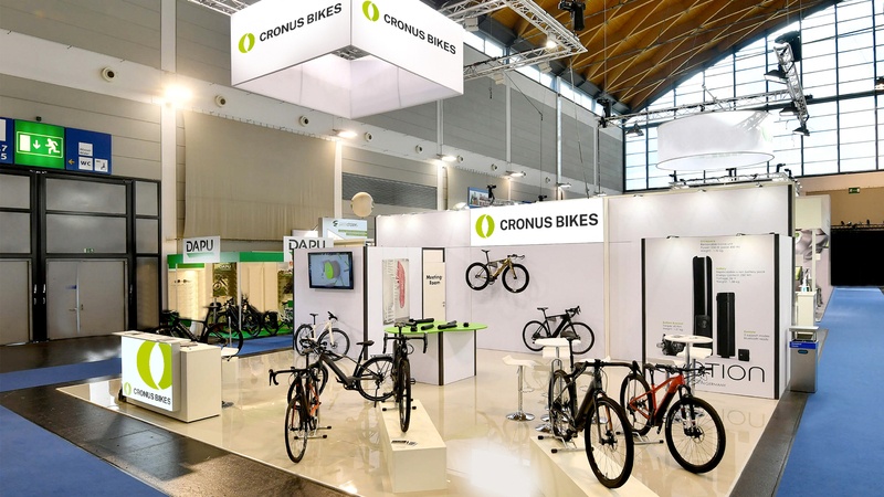 The CRONUS BIKES booth at Eurobike 2024.